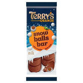 Terrys Chocolate Orange Snowballs Bar Milk 90g (Case of 20) - Honesty Sales